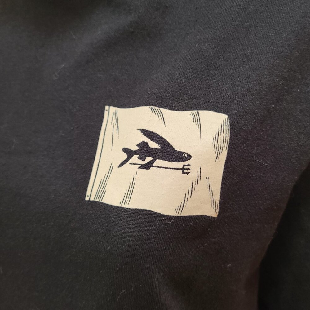 PATAGONIA SURF ACTIVISM RESPONSIBILI-TEE T-SHIRT RECYCLED POLYESTER COTTON sz S - Picture 4 of 5